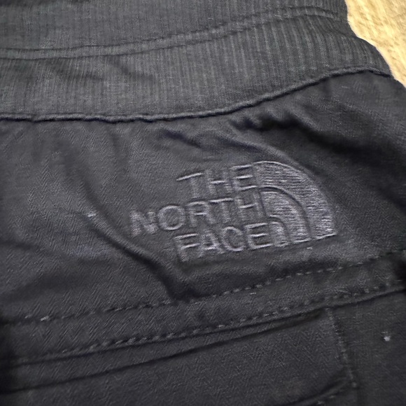 The North Face Cropped Pants Womens XS Black Sweat Drawstring Pockets - Picture 5 of 5